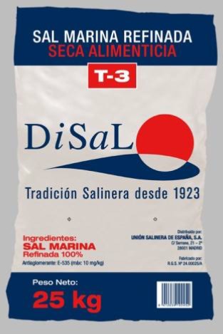 SAL MARINA SECA T-3 25 KG 